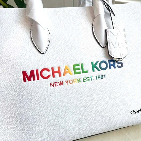 🌈NeW! Michael Kors ‘Pride Collection’ Mirella MD Tote - Picture 4 of 11